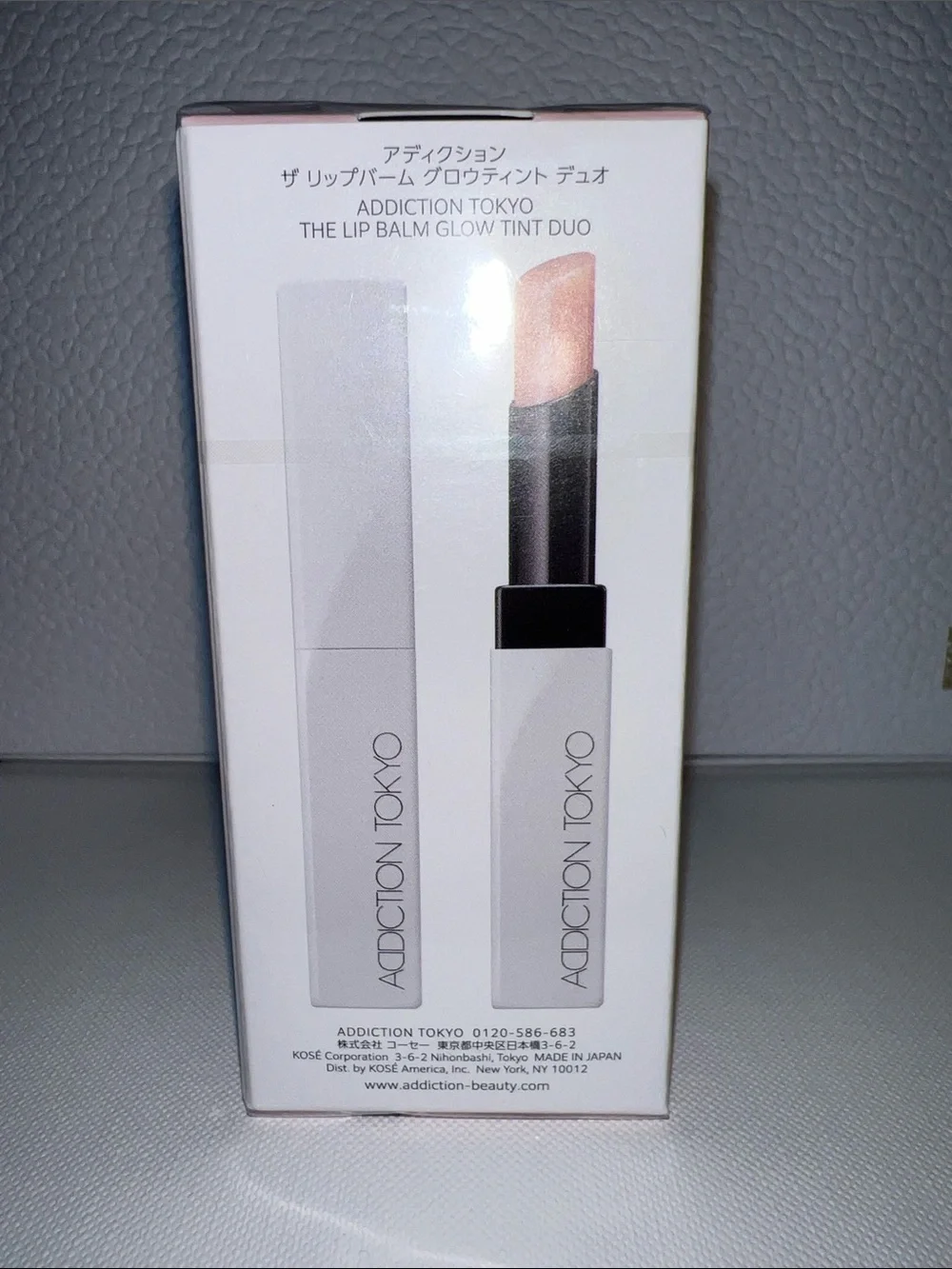 Addiction Tokyo Lip Balm Glow Tint Duo : 2 lip balms 1.8 g each